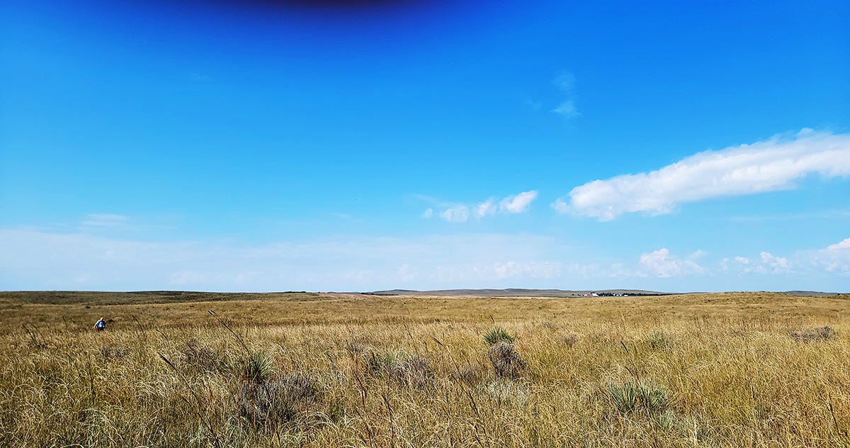 The Nebraska prairies.