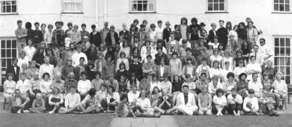 Dartington Hall School photo, 1986