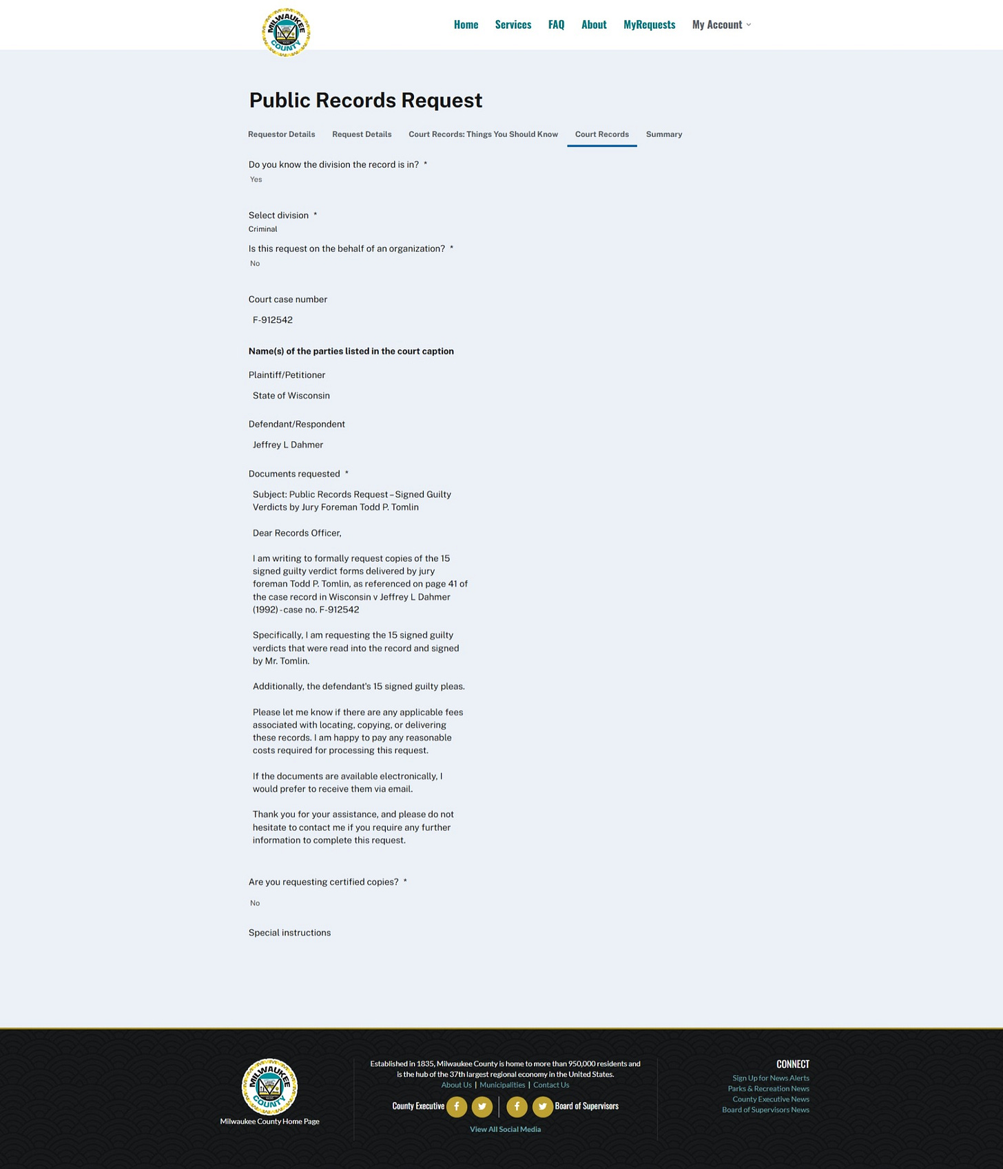 BOMBSHELL: The Jeffrey Dahmer Guilty Pleas That Never Existed Court