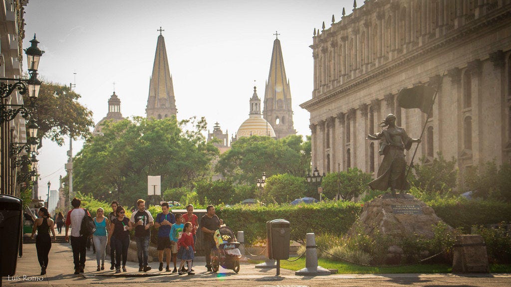 lugar de fundación de Guadalajara en el valle Atemajac