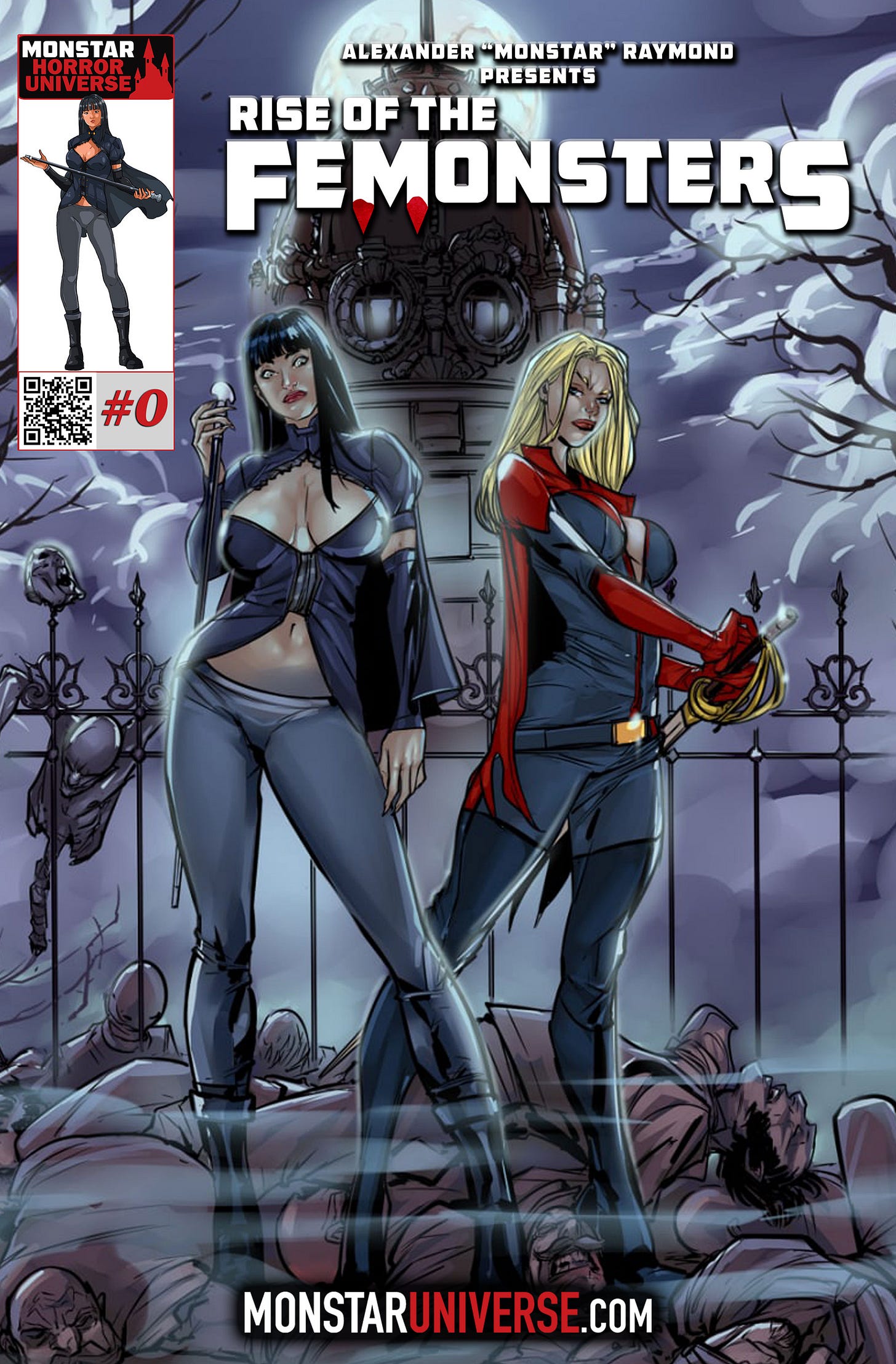 Rise of the Femonsters action / horror comic book series Issue #0 from Monstar Horror Universe Rise of the Femonsters action / horror comic book series Issue #0 from Monstar Horror Universe