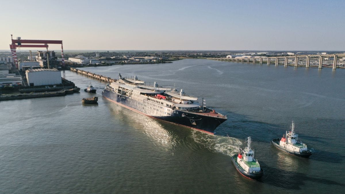 Orient Express Corinthian is the first sailing yacht equipped with the SolidSail propulsion system (source: Accor)