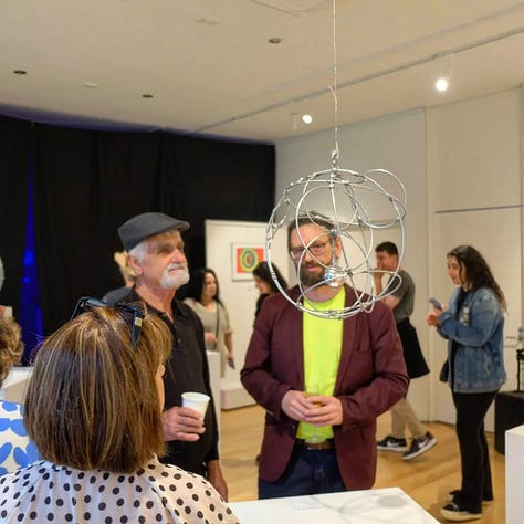 Photos of the 2025 exhibition entitled Glimpse of Another Universe by Michal Plis
