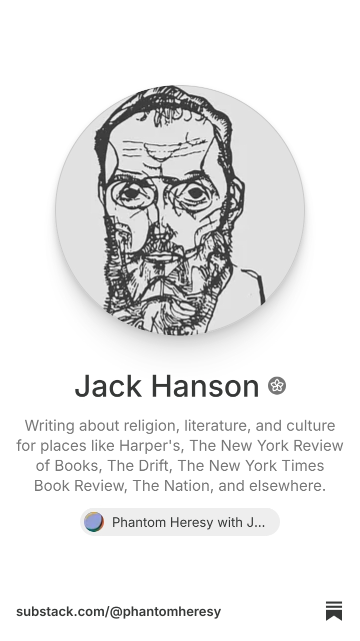 Jack Hanson | Substack