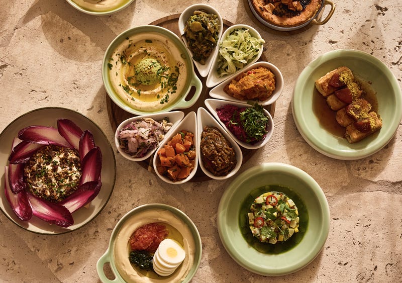 Image: platters of food Image: platters of food