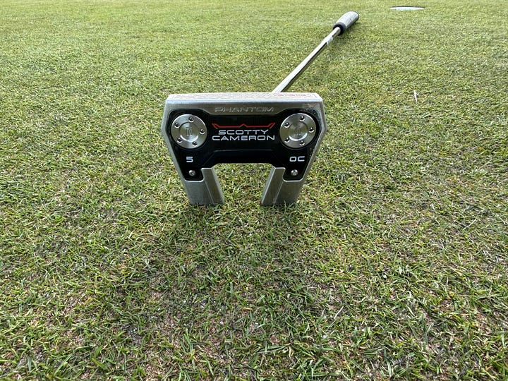 4 photos of the Scotty Cameron Phantom 5 OC
