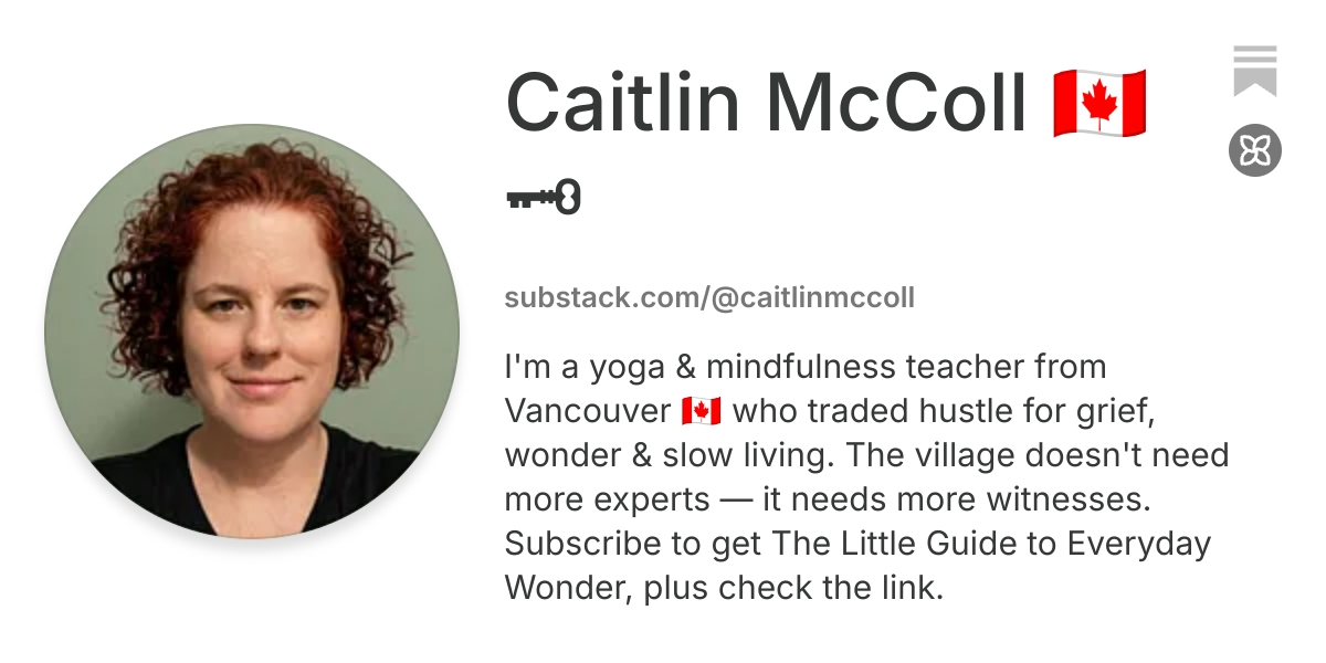 Caitlin McColl 🇨🇦 | Substack