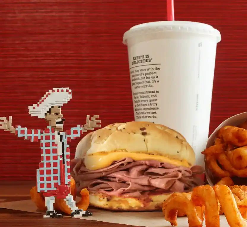 Stan in an Arby’s ad Stan in an Arby’s ad