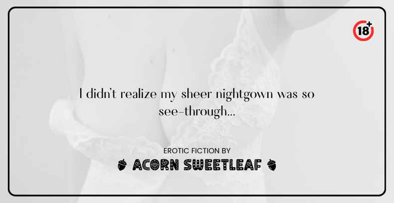 I didn’t realize my sheer nightgown was so see-through…[Part 2]