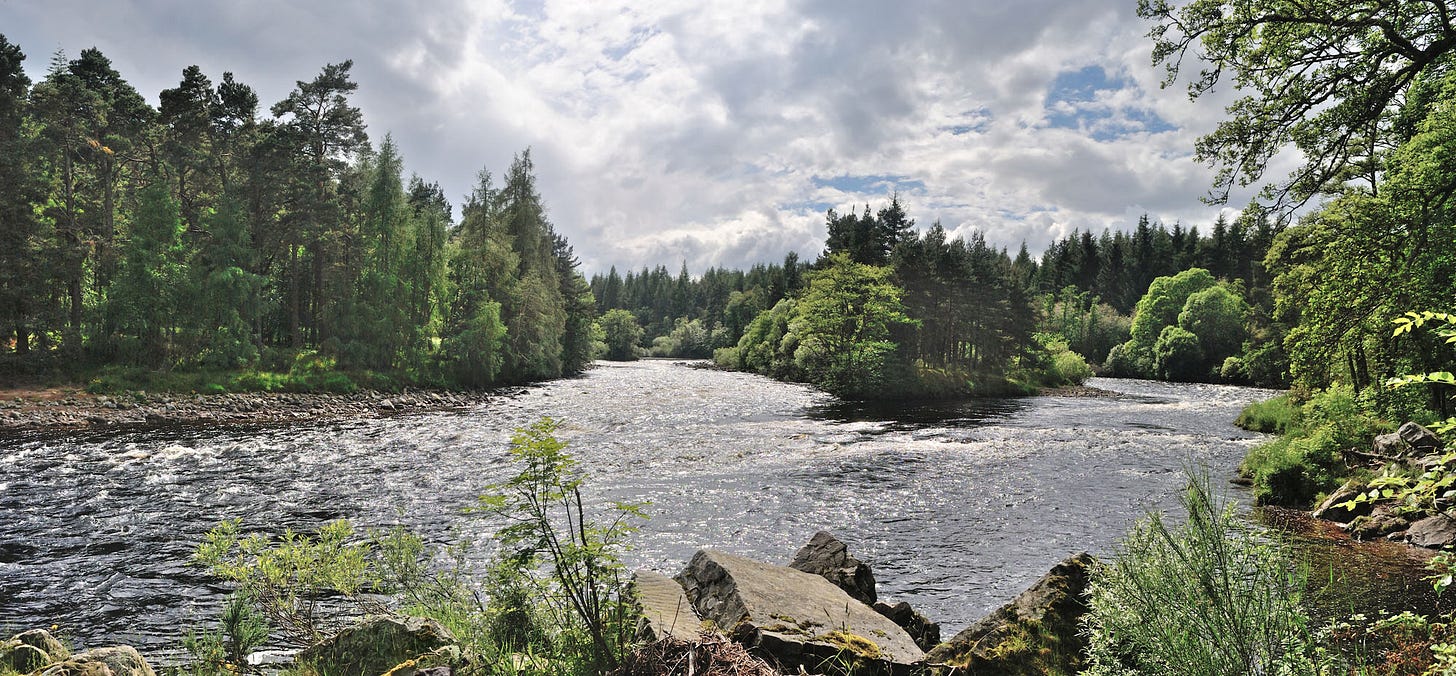 River Spey below Tamdhu Station