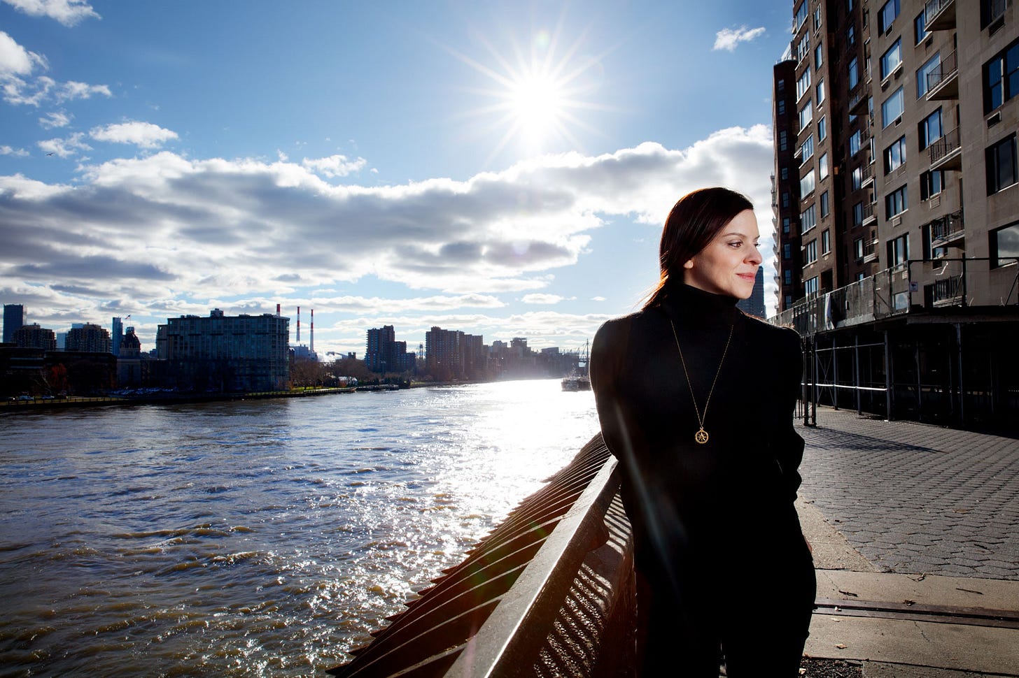 Marina Hadjipateras woman east river upper east side nyc new york