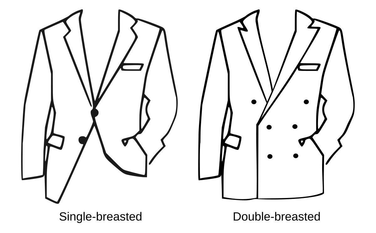 Single-breasted - Wikipedia