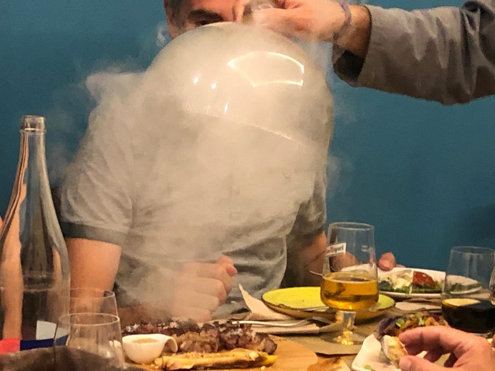 steamy dome being removed steamy dome being removed