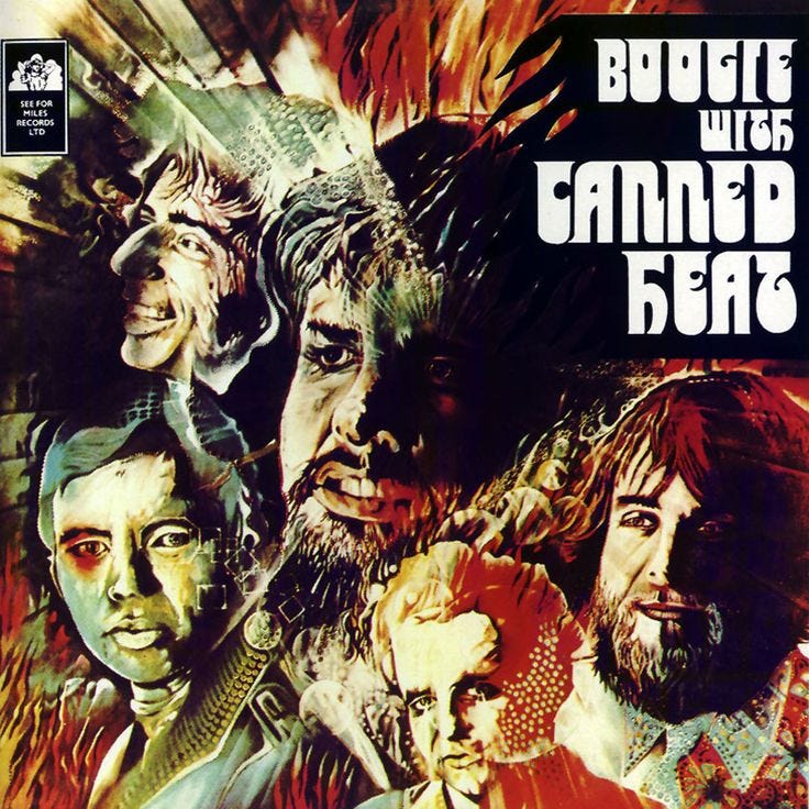 Canned Heat - Boogie with Canned Heat (1968) | Album cover art, Canned ...