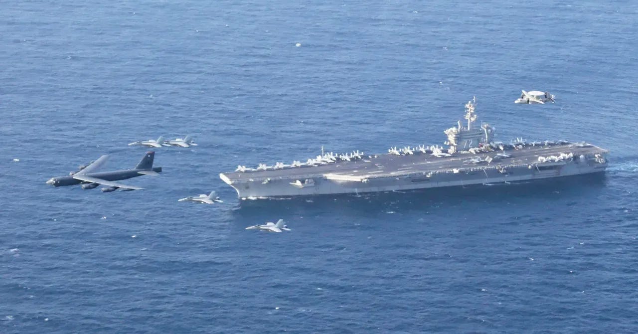 US aircraft carrier enters Middle East as Iran and Hezbollah warn against  potential attack - TRT World