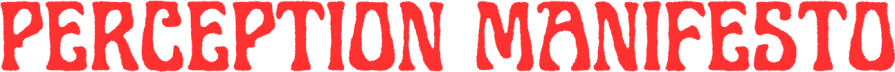 PERCEPTION MANIFESTO