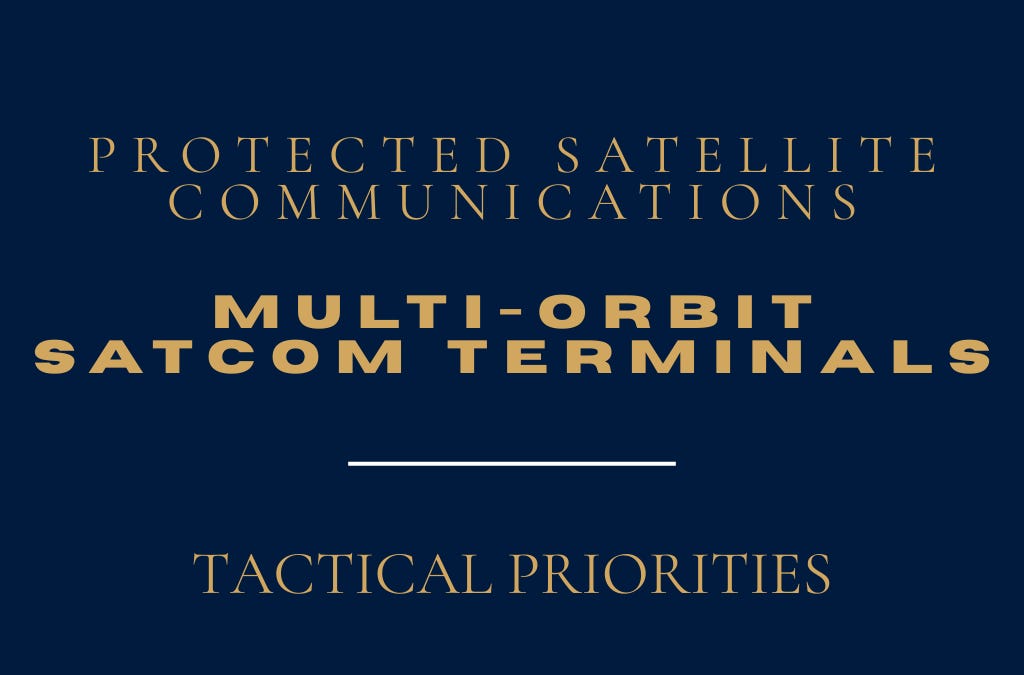 Multi-Orbit SATCOM Terminals as a Protected Communications Capability ...