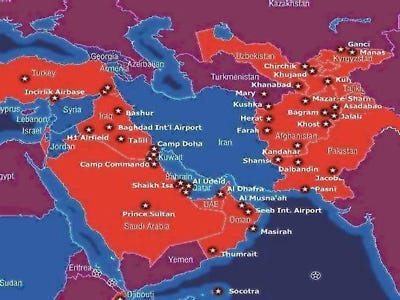 Even Without the Aircraft Carrier, the US Military Has Iran Surrounded -  Business Insider