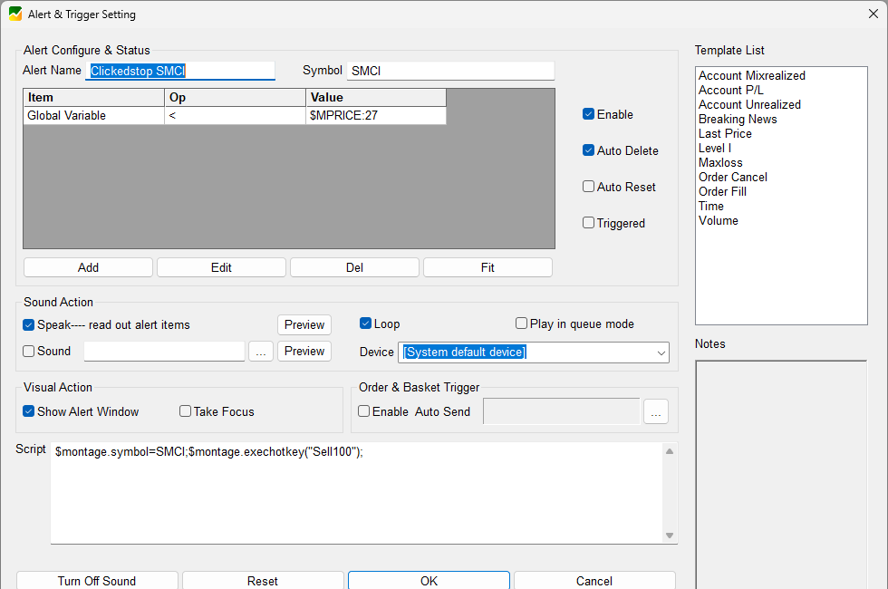 DAS Trader Pro Advanced Hotkeys part 25