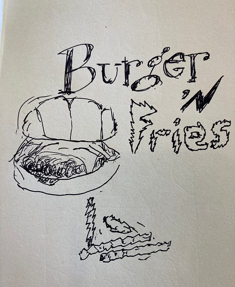 Drawings done in the early days of my drawing class.