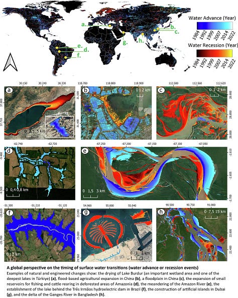 Surface Water Transitions 1984–2022 - A Global Dataset at Annual Resolution