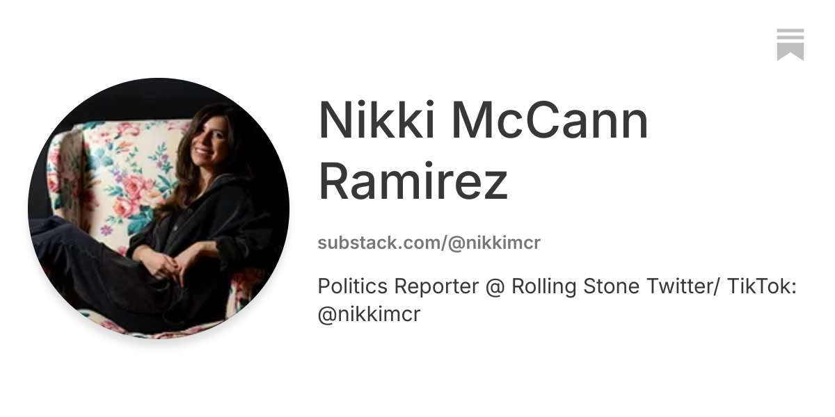 Nikki McCann Ramirez | Substack