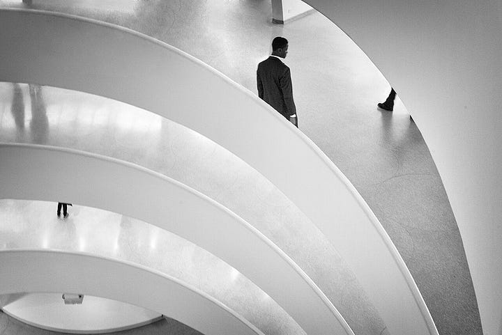 Various views of the Guggenheim exterior and interior