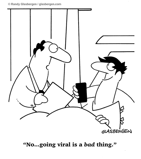 cartoons about going viral Archives - Glasbergen Cartoon Service