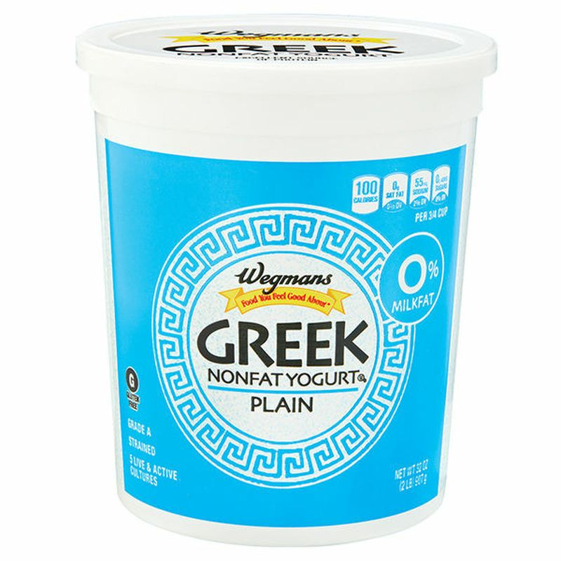 Wegmans Greek Plain Nonfat Yogurt | Wegmans Wegmans Greek Plain Nonfat Yogurt | Wegmans