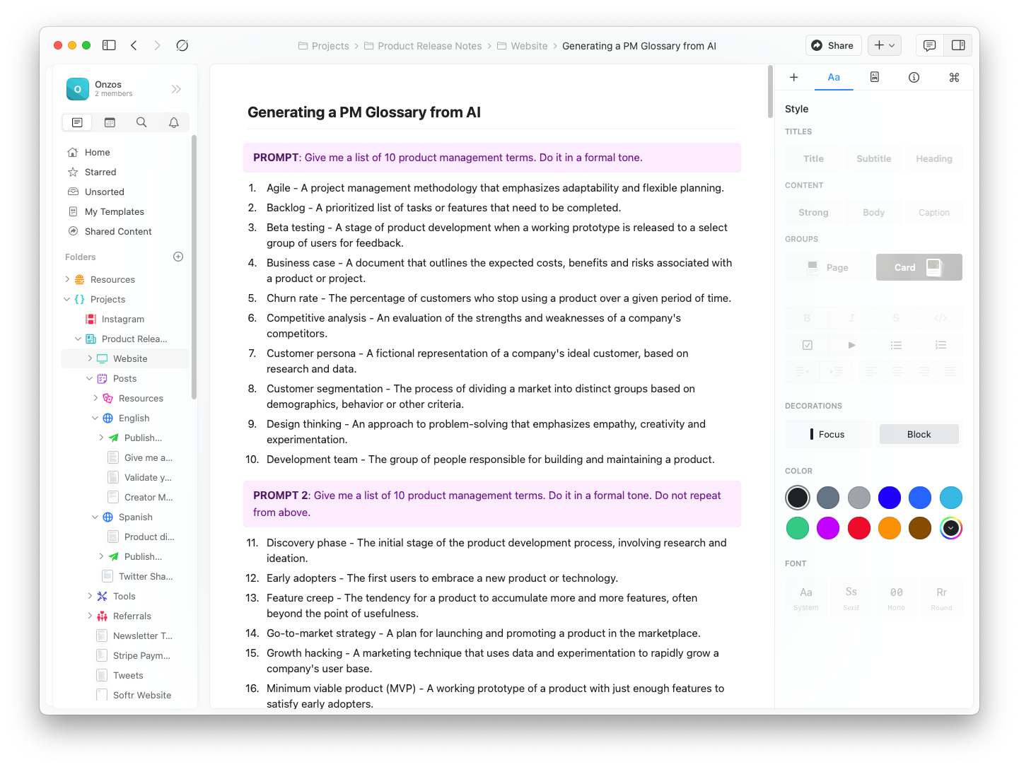 Product Release Notes craft.do AI