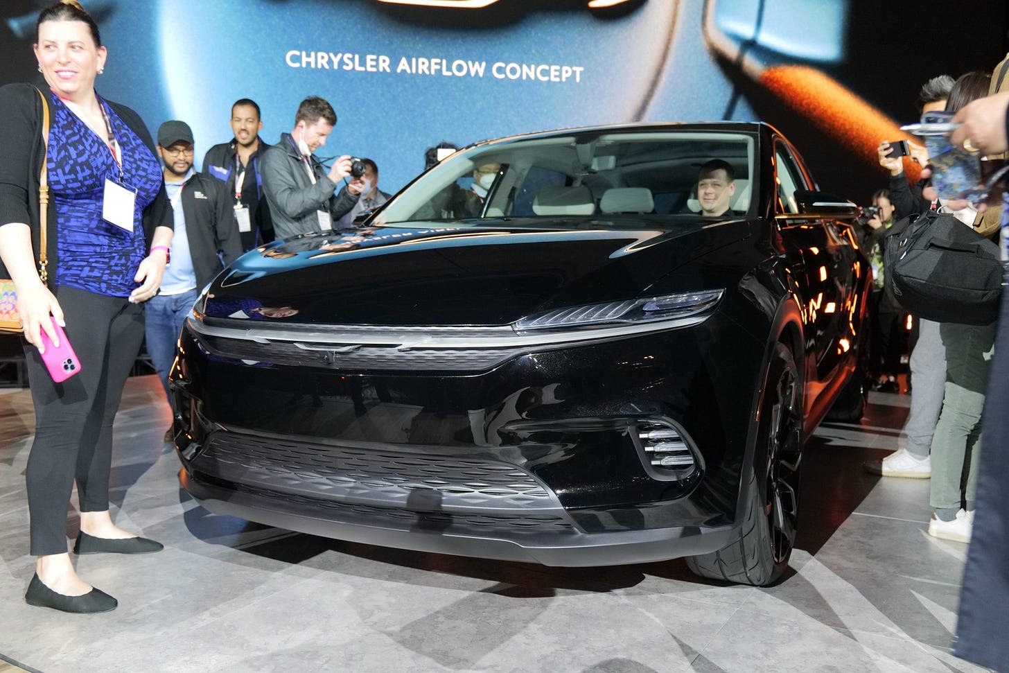 Chrysler's Airflow Concept got a little design upgrade called the Graphite.