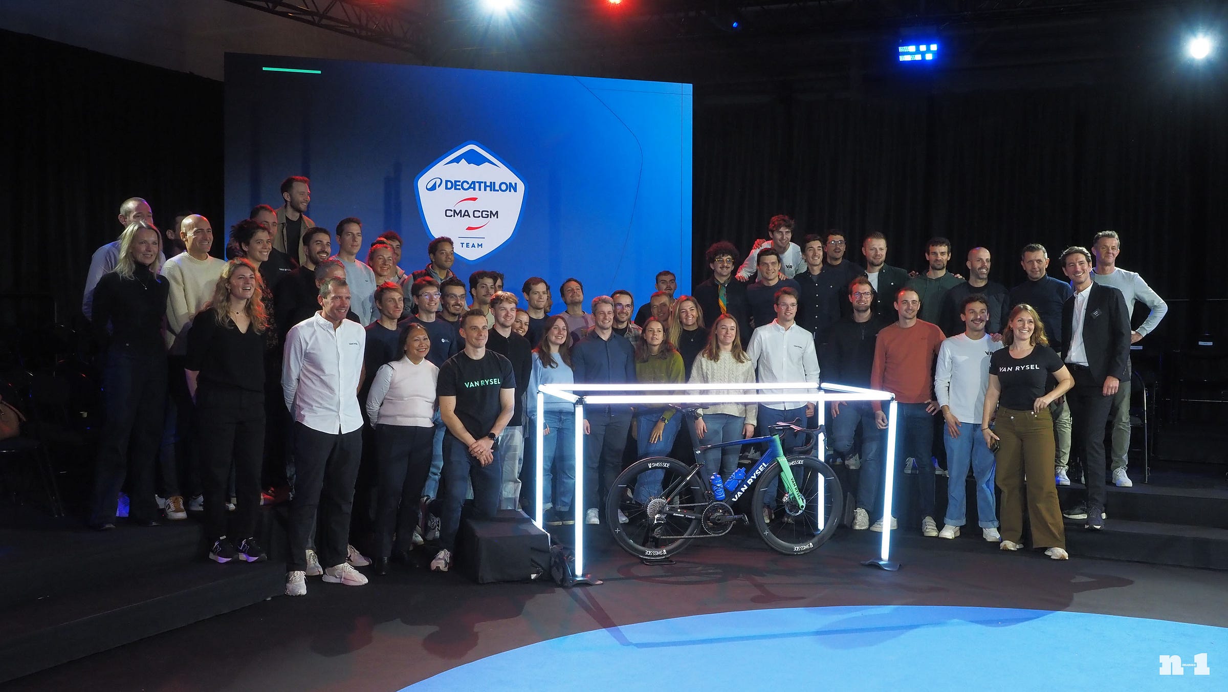 Decathlon CMA CGM team riders and staff Decathlon CMA CGM team riders and staff
