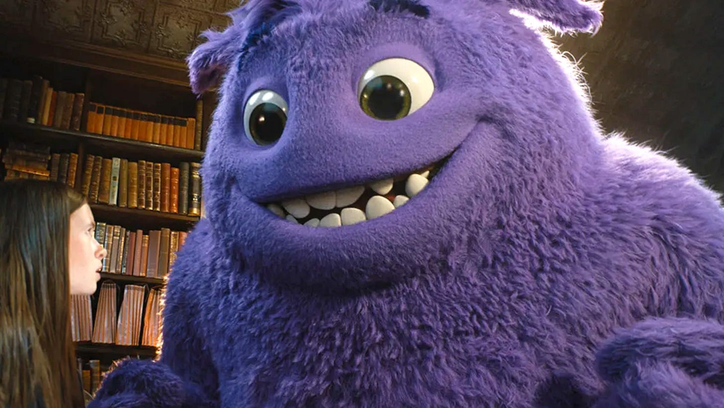 Steve Carell voices Blue in IF