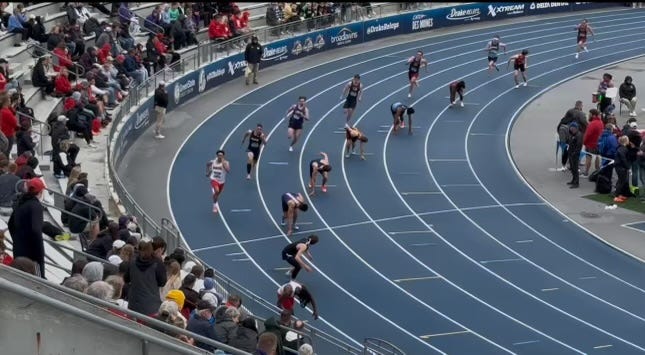 Monmouth track at Drake Relays 