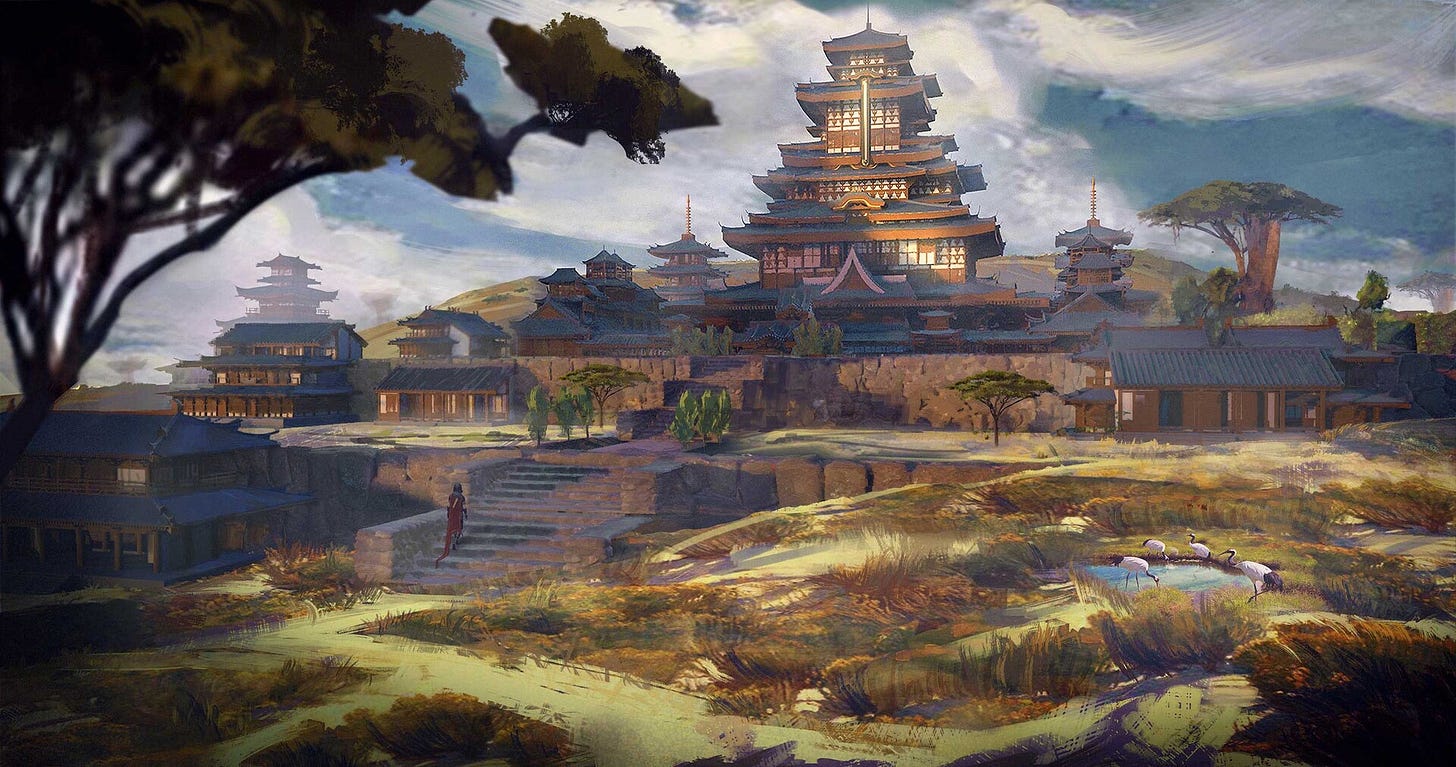 Acoma Estate Mood Concept - The Riftwar Cycle