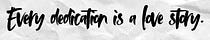 dedications