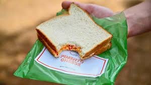 Masters' famous pimento cheese sandwich