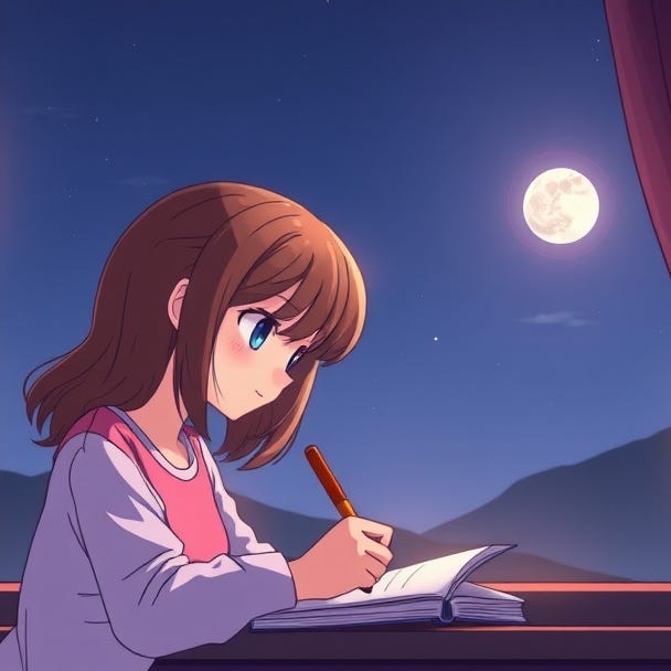 Thoughts under moonlight
