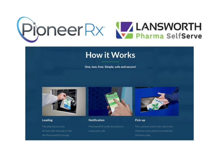 PioneerRx, RedSail Technologies' leading provider of innovative pharmacy management software, is excited to announce a new integration with Lansworth Pharma SelfServe, the distributor of Pharmaself24, a premier automated prescription pickup solution.