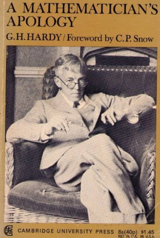 A Mathematician's Apology by GH Hardy (1967-01-01)