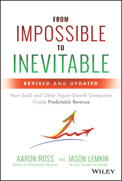 This image shows the cover of From Impossible to Inevitable, a book about scaling SaaS businesses through predictable revenue. This image shows the cover of From Impossible to Inevitable, a book about scaling SaaS businesses through predictable revenue.