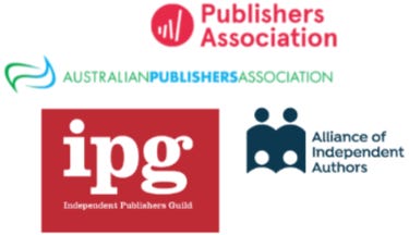 English-speaking countries publishing association logos English-speaking countries publishing association logos