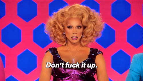Reality Tv Dont Fuck It Up GIF