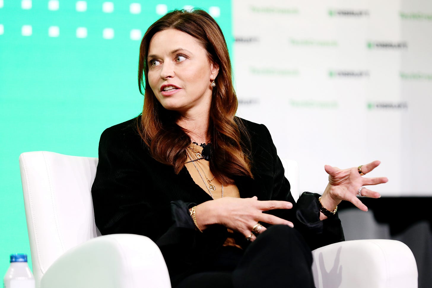 SAN FRANCISCO, CALIFORNIA - OCTOBER 18: Kirsten Green, Founder & Managing Partner, Forerunner Ventures, speaks onstage during TechCrunch Disrupt 2022 on October 18, 2022 in San Francisco, California. (Photo by Kelly Sullivan/Getty Images for TechCrunch) SAN FRANCISCO, CALIFORNIA - OCTOBER 18: Kirsten Green, Founder & Managing Partner, Forerunner Ventures, speaks onstage during TechCrunch Disrupt 2022 on October 18, 2022 in San Francisco, California. (Photo by Kelly Sullivan/Getty Images for TechCrunch)