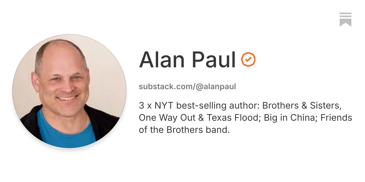 Alan Paul | Substack