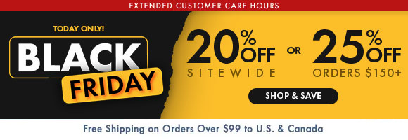 Today Only! Get 20% Off Sitewide or 25% Off on Orders $150+