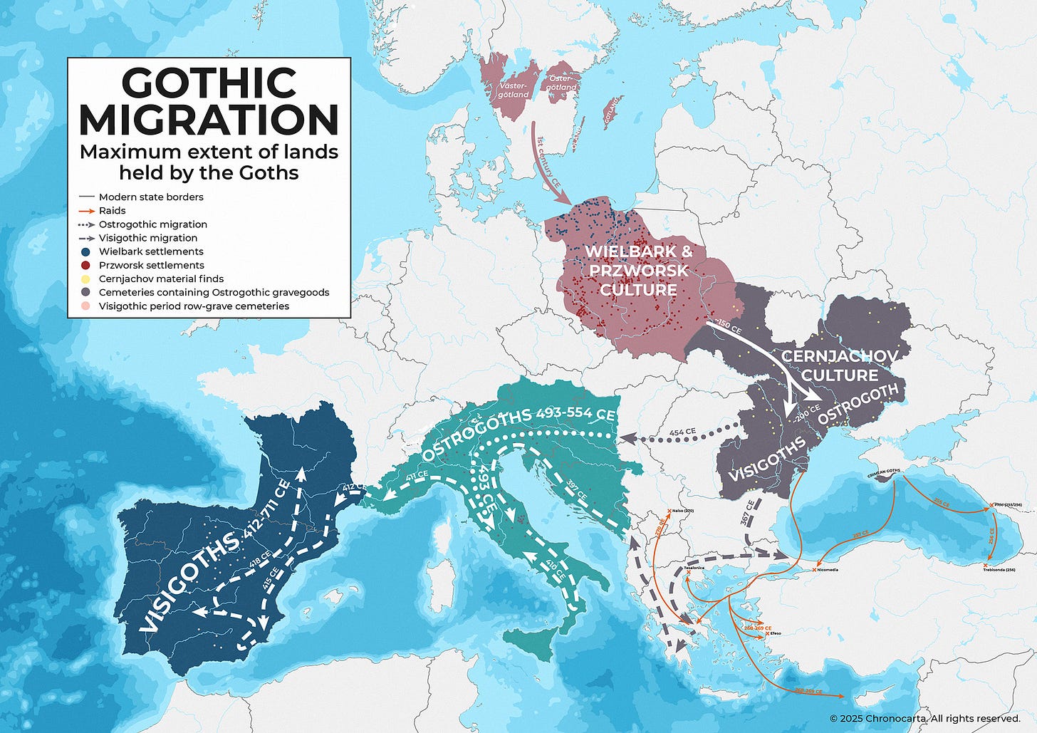 From the Baltic to the Sack of Rome: The Epic Journey of the Goths
