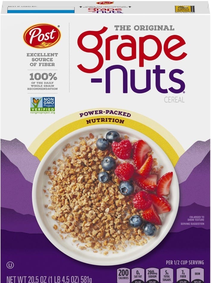 Post® The Original Grape-Nuts Cereal, 20.5 oz - Smith's Food and Drug