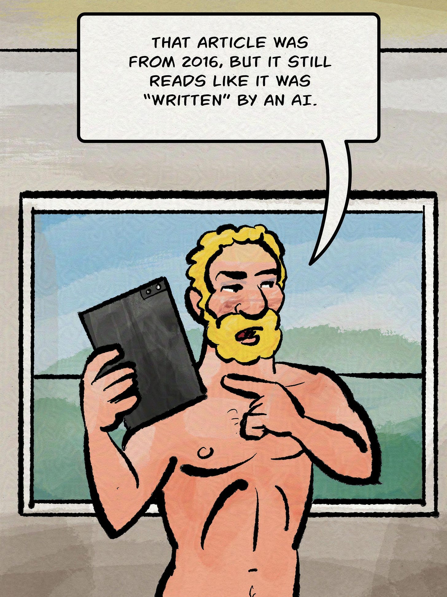 Eisso: That article is from 2016, but it still reads like it was "written" by an AI.