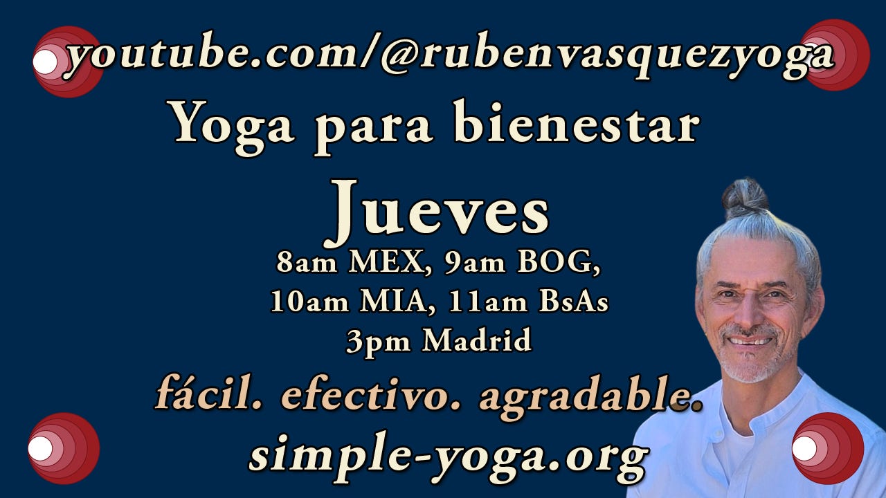 Práctica de Yoga en línea (gratis)